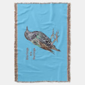 カモメはタヌキだ スローブランケット (正面縦)