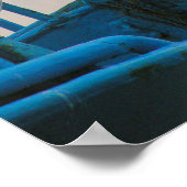 カモメは船のいかりにかかっている |銚子 ポスター (角)