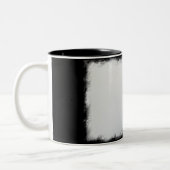 カモメは黒の愛を余りに必要とします ツートーンマグカップ (左)