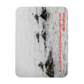 カモメやる気を起こさせるグ マグネット (縦)