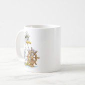 カモメコミック船長 コーヒーマグカップ (正面左)