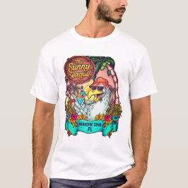 カモメサンシャイン 海好きわんこオーナーのためのTシャツ Tシャツ
