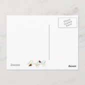 カモメビーチ旅行はがき ポストカード (裏面)