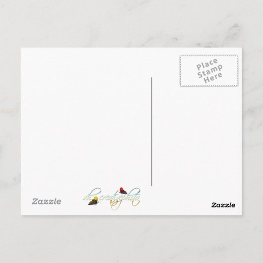 カモメビーチ旅行はがき ポストカード (裏面)