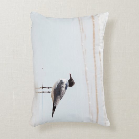 カモメビーチ枕 アクセントクッション (正面(垂直))