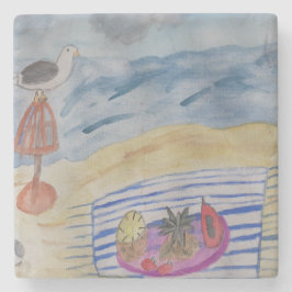 カモメビーチ ストーンコースター