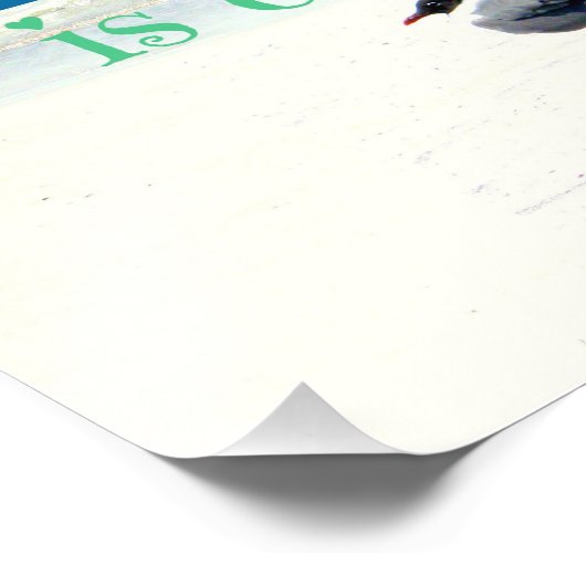 カモメビーチ フォトプリント            (角)