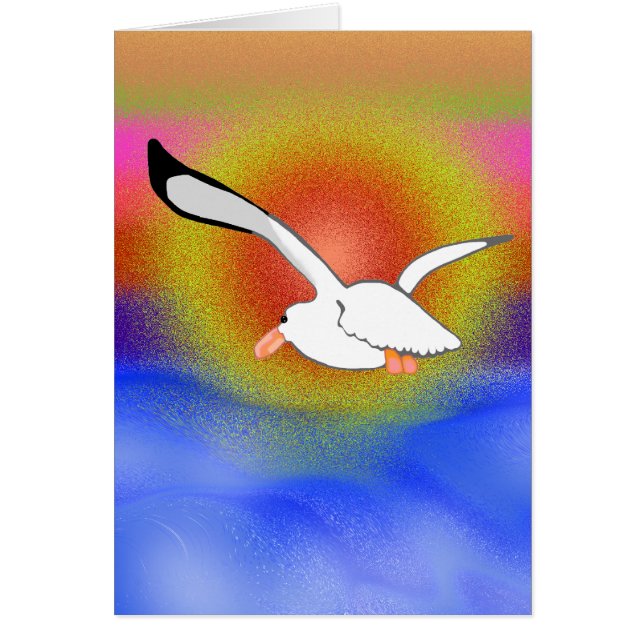 カモメ及び日没 (正面)