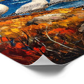 カモメ岬 ポスター (角)