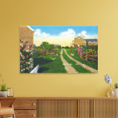 カモメ島の景勝地 キャンバスプリント (インサイチュ (リビング))