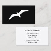 カモメ形状 名刺 (正面/裏面)