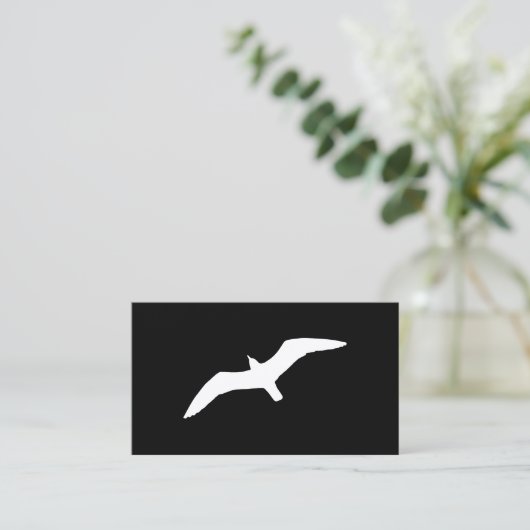 カモメ形状 名刺 (スタンド正面)