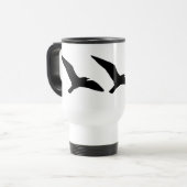 カモメ旅行か通勤者のマグ トラベルマグ (正面左)