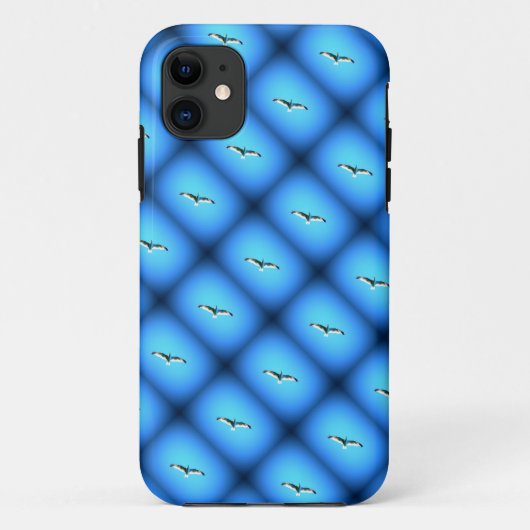 カモメ模様ケース Case-Mate iPhoneケース (裏面)