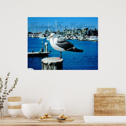 カモメ海岸 ポスター (キッチン)