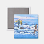 カモメ海遊具 マグネット (正面/裏面)