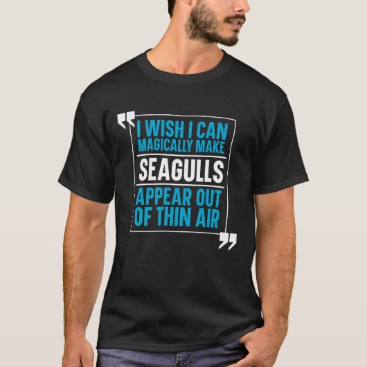 カモメ海鳥ギフト Tシャツ (正面)