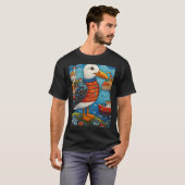 カモメ漁師 Tシャツ (正面フル)