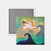 カモメ磁石 マグネット (正面/裏面)