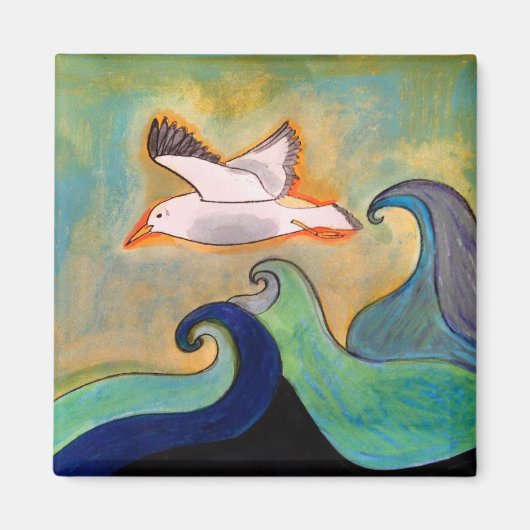 カモメ磁石 マグネット (正面)