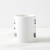 カモメ私を見つけるビーチおもしろいビーチハウス コーヒーマグカップ (中央)