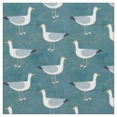 カモメ立ち ファブリック (クローズアップ)