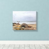 カモメ群 キャンバスプリント (インサイチュ (ウッドフロア))