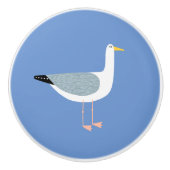 カモメ航海のドリ セラミックノブ (正面)