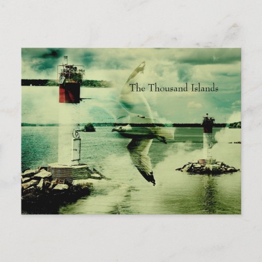 カモメ航空 – 千島はがき ポストカード (正面)