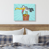 カモメ間抜けガ キャンバスプリント (インサイチュ (寝室))