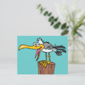 カモメ間抜けガ ポストカード (スタンド正面)