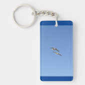 カモメ飛んでいるイ高 –  キーホルダー (正面)