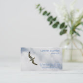 カモメ飛んでいるモ 名刺 (スタンド正面)