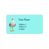 カモメ鳥オンターコイズ ラベル (正面)