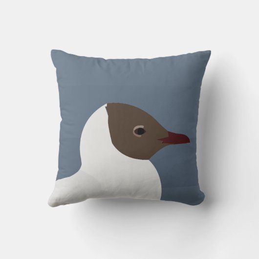 カモメ鳥カモメ クッション (裏面)