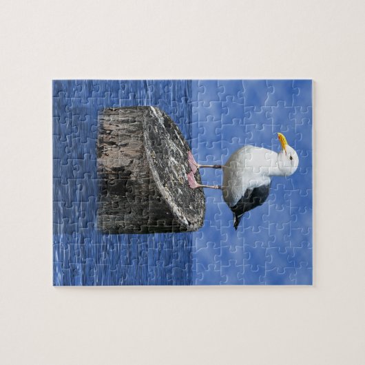 カモメ1 ジグソーパズル (横)