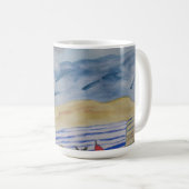 カモメ・オン・ザ・ビーチ・マグ コーヒーマグカップ (正面右)