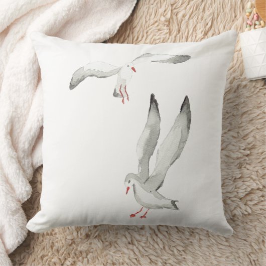 カモメ クッション (ブランケット)