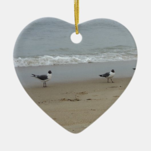 カモメ セラミックオーナメント (正面)