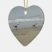 カモメ セラミックオーナメント (左)