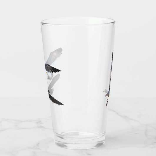 カモメ タンブラーグラス (左)