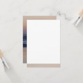 カモメ、ビーチ、海の悔やみや弔慰カード カード (正面/裏面インサイチュ)