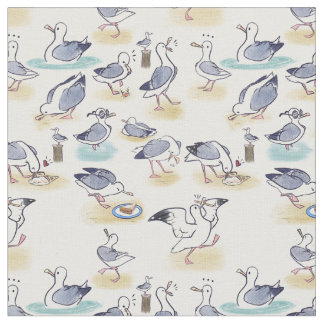 カモメ ファブリック