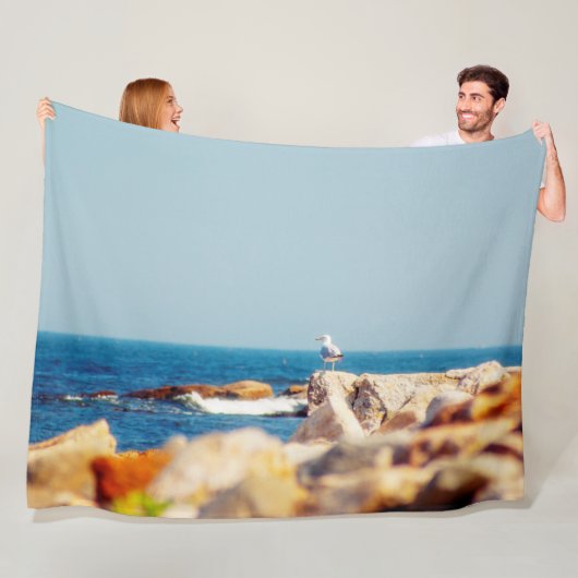 カモメ フリースブランケット (インサイチュ)