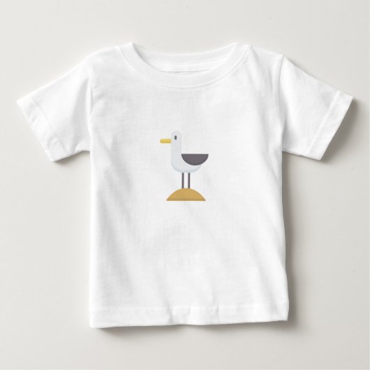 カモメ ベビーTシャツ (正面)
