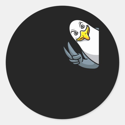 カモメ ラウンドシール (正面)