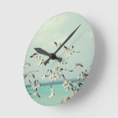 カモメ ラウンド壁時計 (傾斜)