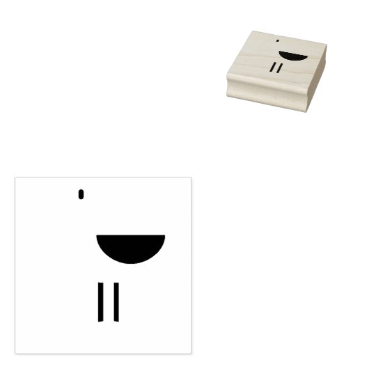 カモメ ラバースタンプ (押印)