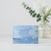 カモメ 名刺 (スタンド正面)