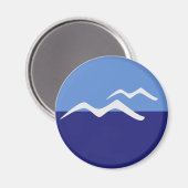 カモメ/標準、5.7 Cm円磁石 マグネット (正面/裏面)